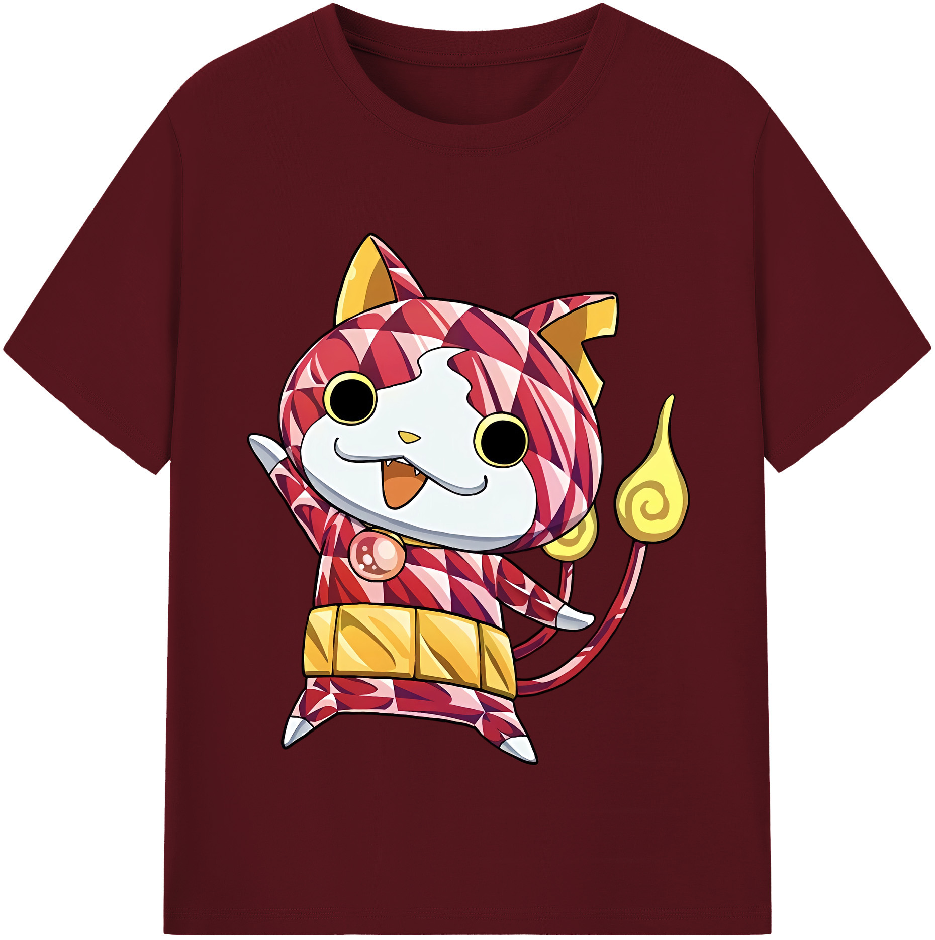 （画像用） 妖怪ウォッチ Yo-kai Watch 綿100％半袖Tシャツ（フロントプリント）